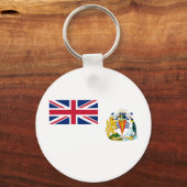 イギリス南極地域の旗 キーホルダー (正面)