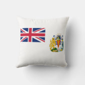 イギリス南極地域の旗 クッション (裏面)