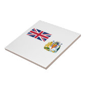 イギリス南極地域の旗 タイル (側面)