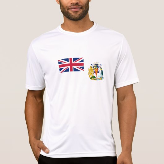 イギリス南極地域の旗 Tシャツ (正面)