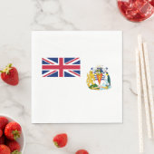 イギリス南極領の旗 スタンダードランチョンナプキン (インサイチュ)