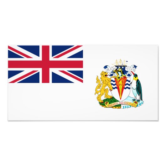イギリス南極領の旗 フォトプリント            (正面)