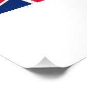 イギリス南極領の旗 フォトプリント            (角)