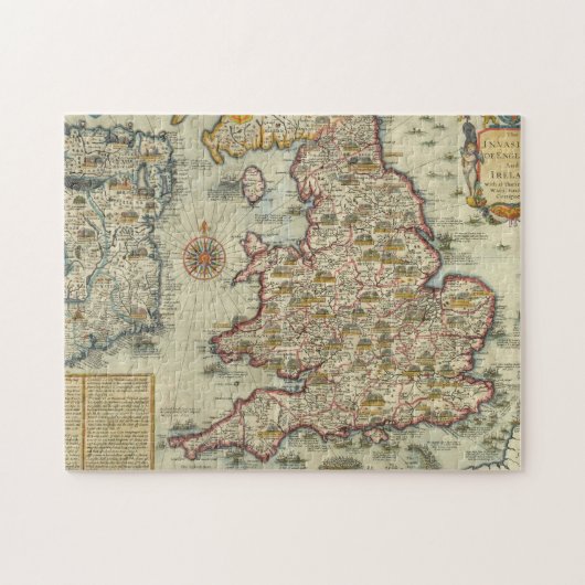 イギリス及びアイルランドの侵入 ジグソーパズル (横)