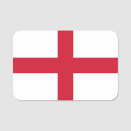 イギリス国旗が付いた愛国的な名前タグ 名札