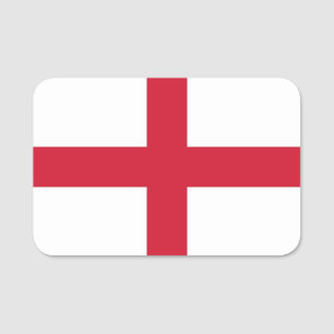 イギリス国旗が付いた愛国的な名前タグ 名札