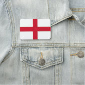 イギリス国旗が付いた愛国的な名前タグ 名札 (インサイチュ)