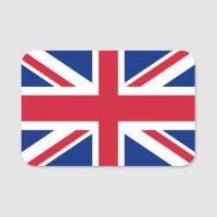 イギリス国旗が付いた愛国的な名統一された札