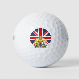 イギリス国旗とクレストゴルフ ゴルフボール