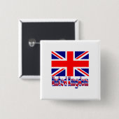 イギリス国旗と文字 缶バッジ (正面&裏面)