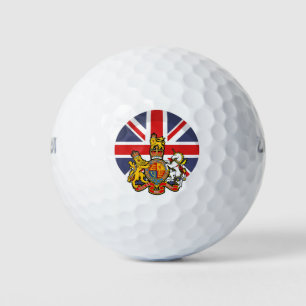 イギリス国旗と紋章 ゴルフボール
