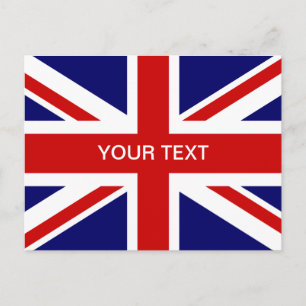 イギリス国旗のはがき   ユニオンジャックデザイン ポストカード