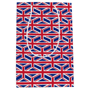 イギリス国旗のギフトバッグ ミディアムペーパーバッグ