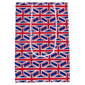 イギリス国旗のギフトバッグ ミディアムペーパーバッグ (裏面)