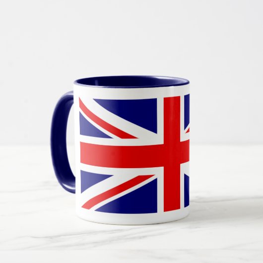 イギリス国旗のコーヒーマグ マグカップ (正面左)