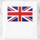 イギリス国旗のシール |ユニオンジャックデザイン 長方形シール (バッグ)