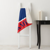 イギリス国旗のティーカップモノグラム シェルパブランケット (インサイチュ)