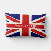 イギリス国旗のパパの腰枕 ランバークッション (裏面)