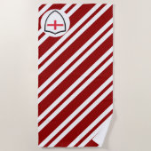 イギリス国旗のビーチタオル ビーチタオル (正面)