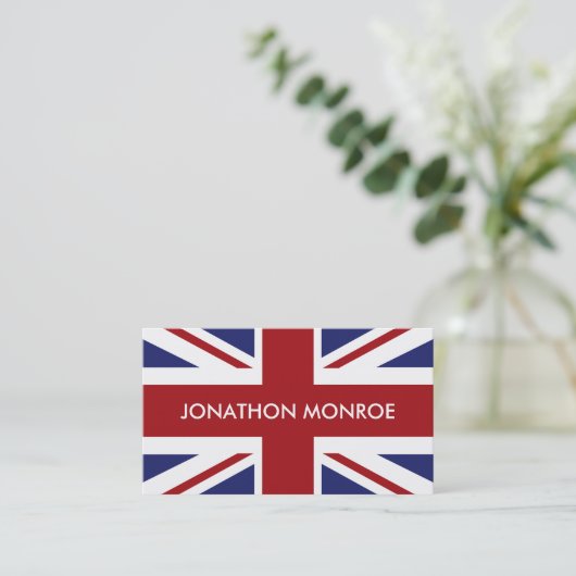 イギリス国旗のユニオン・ジャッ統一されたク 名刺 (スタンド正面)