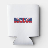 イギリス国旗のロンドン 缶クーラー (裏面)