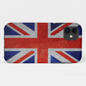 イギリス国旗のヴィンテージ Case-Mate iPhoneケース (裏面(横))