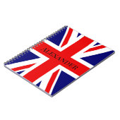 イギリス国旗の個人用設定 ノートブック (左側)