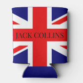 イギリス国旗の個人用設定 缶クーラー (裏面)