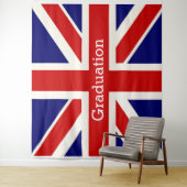 イギリス国旗の卒業の背景 タペストリー (インサイチュ)
