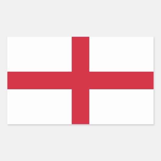 イギリス国旗の四角形シール 長方形シール (正面)