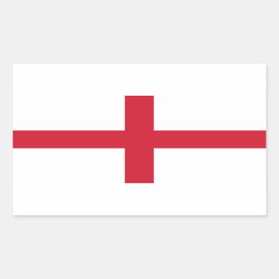 イギリス国旗の四角形シール 長方形シール