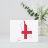 イギリス国旗の地図 ポストカード (スタンド正面)