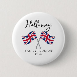 イギリス国旗の家族の懇親会 缶バッジ