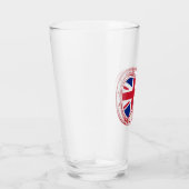 イギリス国旗の登山カラビナー タンブラーグラス (右)