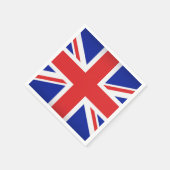 イギリス国旗の紙ナプキンス スタンダードカクテルナプキン (角)
