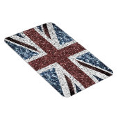 イギリス国旗の素朴ヴィンテージのグリッターきらきら光る マグネット (右側)