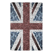イギリス国旗の素朴ヴィンテージのグリッターきらきら光る ミニクリップボード (裏面)