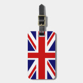 イギリス国旗の荷物タグバッグとスーツケース ラゲッジタグ (正面縦)