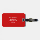 イギリス国旗の荷物タグ |そうしたのよ! ラゲッジタグ (裏面横)