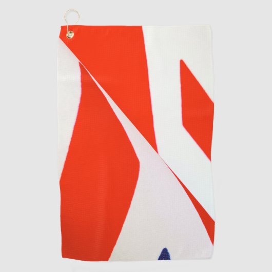 イギリス国旗の詳細 ゴルフタオル (正面)