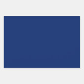 イギリス国旗の赤白と青 ラッピングペーパーシート (正面3)