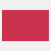 イギリス国旗の赤白と青 ラッピングペーパーシート (正面)