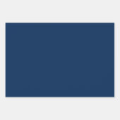 イギリス国旗の赤白と青 ラッピングペーパーシート (正面)