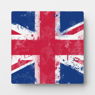イギリス国旗またはユニオンジャック フォトプラーク