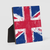 イギリス国旗またはユニオンジャック フォトプラーク (正面)