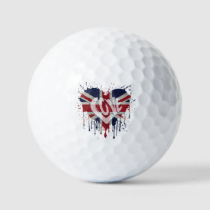 イギリス国旗を愛す ゴルフボール