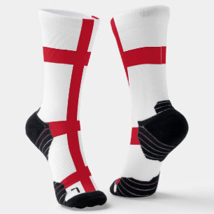 イギリス国旗を持つアスレティッククルー靴下。 ソックス