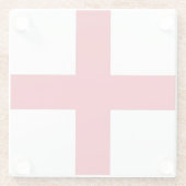 イギリス国旗を持つガラスのコースター統一された。 ガラスコースター (裏面)