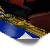 イギリス国旗を持つチャールズ3世 ポスター (コーナー)