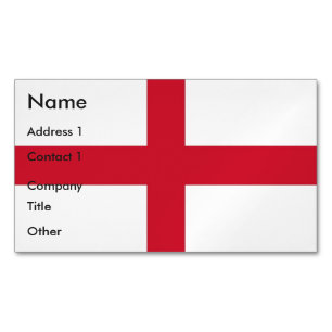 イギリス国旗を持つ名刺マグネット マグネット名刺